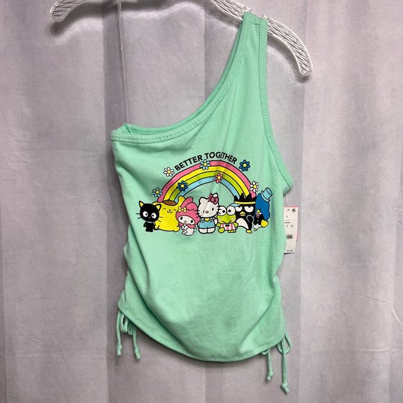 Hello Kitty and Friends One Strap Graphic Tank Yucca Size L - Picture 1 of 6